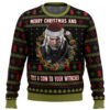 Merry Christmas and Toss a Coin The Witcher Ugly Christmas Sweater - Holiday Jumper Sweatshirt - Narides