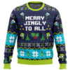 Merry Jingly Invader Zim Ugly Christmas Sweater - Holiday Jumper Sweatshirt - Narides