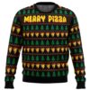 Merry Pizza Ugly Christmas Sweater - Holiday Jumper Sweatshirt - Narides