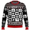 Merry Smashmas Super Smash Bros Christmas Limited Ugly Sweater - Narides