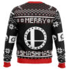 Merry Smashmas Super Smash Bros Ugly Christmas Sweater - Holiday Jumper Sweatshirt - Narides