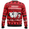 Merry Stoogemas 3 Stooges Ugly Christmas Sweater - Holiday Jumper Sweatshirt - Narides