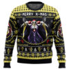 Merry X-Mass Ainz Ooal Gown Overlord Ugly Christmas Sweater - Holiday Jumper Sweatshirt - Narides