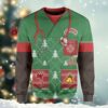 Merry Xmas African American Nurse Ugly Sweater - Narides