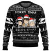 Merry Xmas Bungo Stray Dogs Ugly Christmas Sweater - Holiday Jumper Sweatshirt - Narides