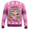 Merry Xmas Courage The Cowardly Dog Ugly Christmas Sweater - Holiday Jumper Sweatshirt - Narides