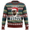 Merry Yeezus Kanye West Ugly Christmas Sweater - Holiday Jumper Sweatshirt - Narides