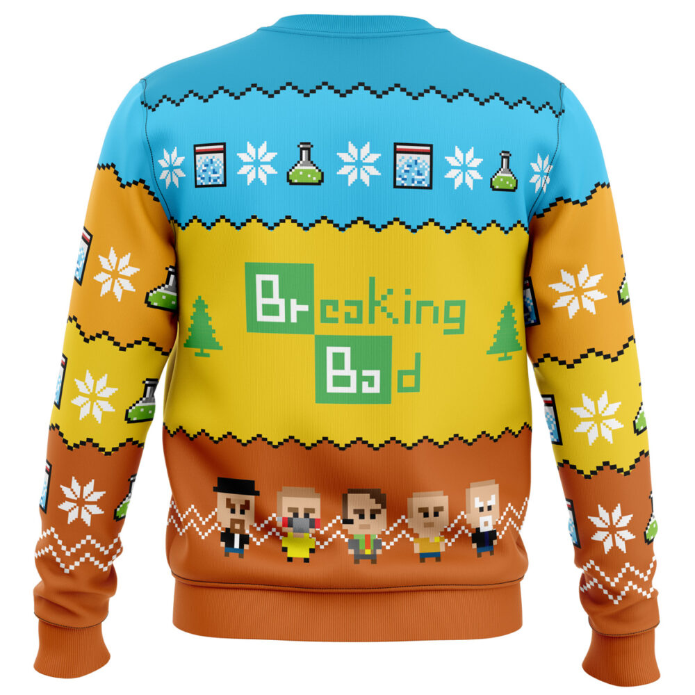 Methy Christmas Breaking Bad Ugly Christmas Sweater - Holiday Jumper Sweatshirt - Narides