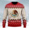 Mexican Christmas Red Christmas Jumper For Christmas Ugly Sweater - Narides