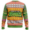 Michelangelo Rise of the Teenage Mutant Ninja Turtles Ugly Christmas Sweater - Holiday Jumper Sweatshirt - Narides