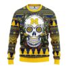 Michigan Wolverines Skull Flower Party Ideas Christmas Jumper Awesome Ugly Sweater - Narides