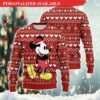 Personalized Mickey Christmas Sweater - Disney Mickey Christmas Ugly Sweater - Ugly Christmas Sweater - Narides