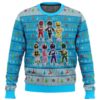 Mighty Morphin Chibis Power Rangers Christmas Awesome Ugly Sweater - Narides