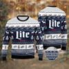 Miller Lite Christmas Royal Blue Limited Ugly Sweater - Narides