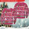 Personalized Minnie Mouse Ugly Sweater - Disney Minnie Christmas Ugly Sweater - Ugly Christmas Sweater - Narides