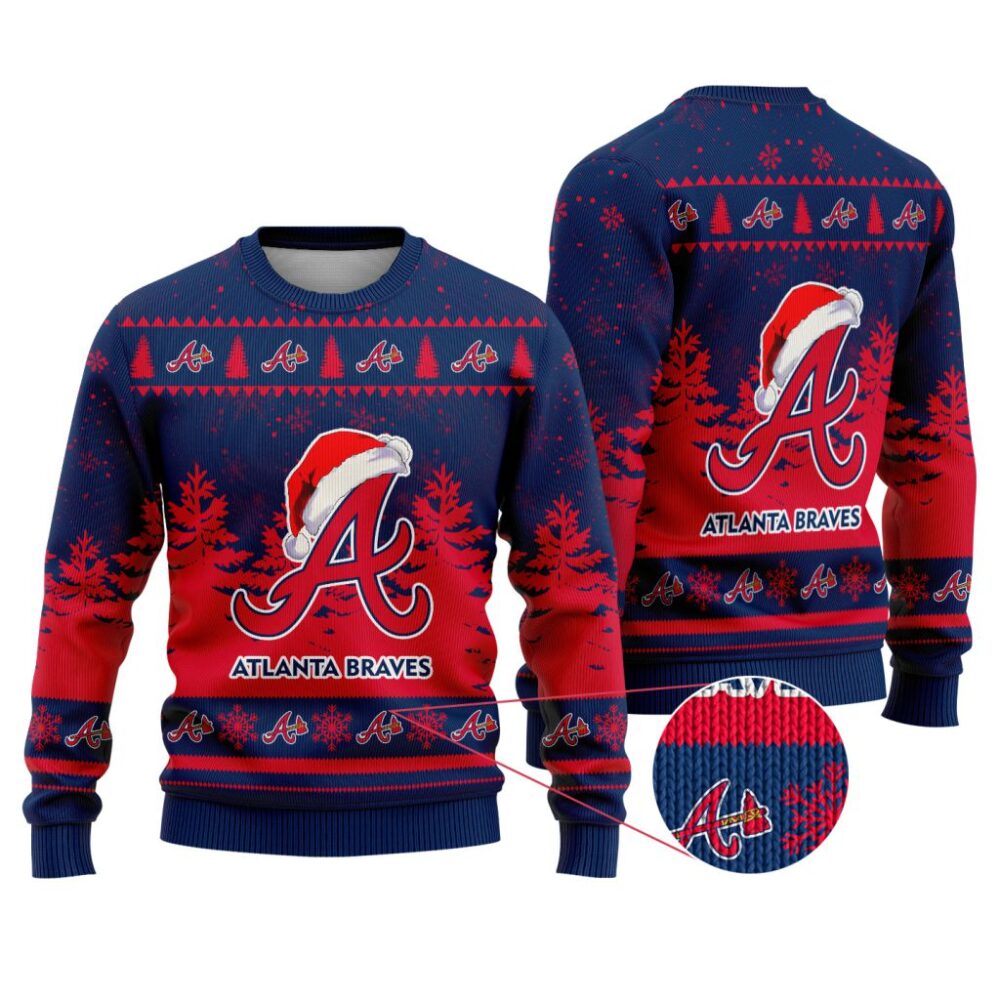 MLB Atlanta Braves Special Christmas Ugly Sweater - Narides