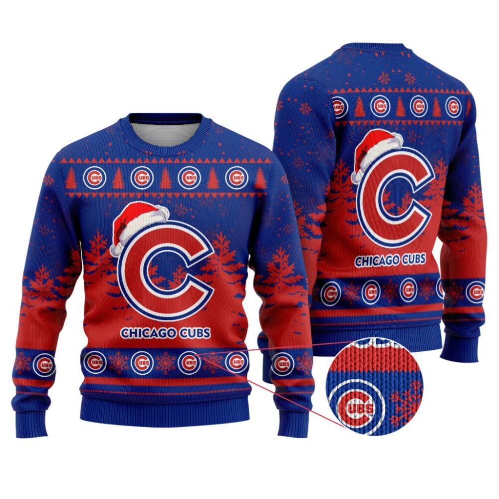 MLB Chicago Cubs Special Christmas Ugly Sweater - Narides