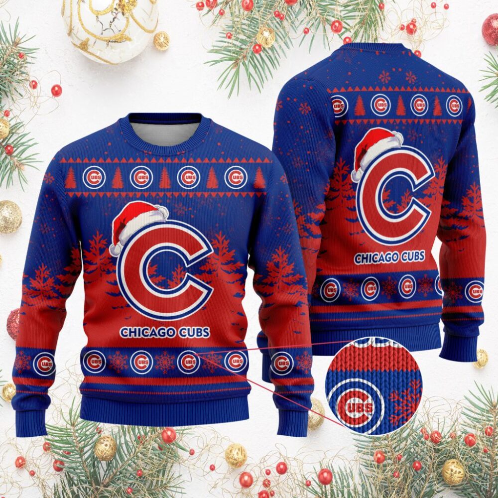 MLB Chicago Cubs Special Christmas Ugly Sweater - Narides