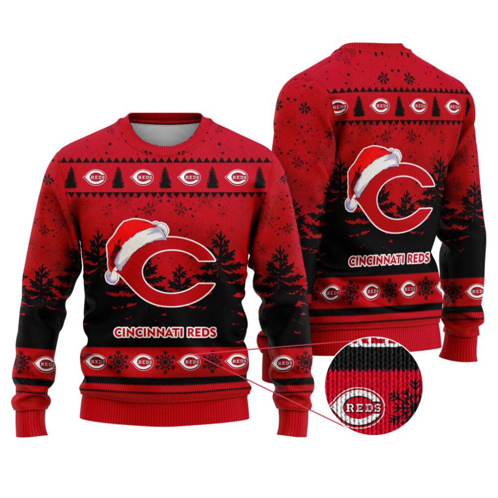 MLB Cincinnati Reds Special Christmas Ugly Sweater - Narides