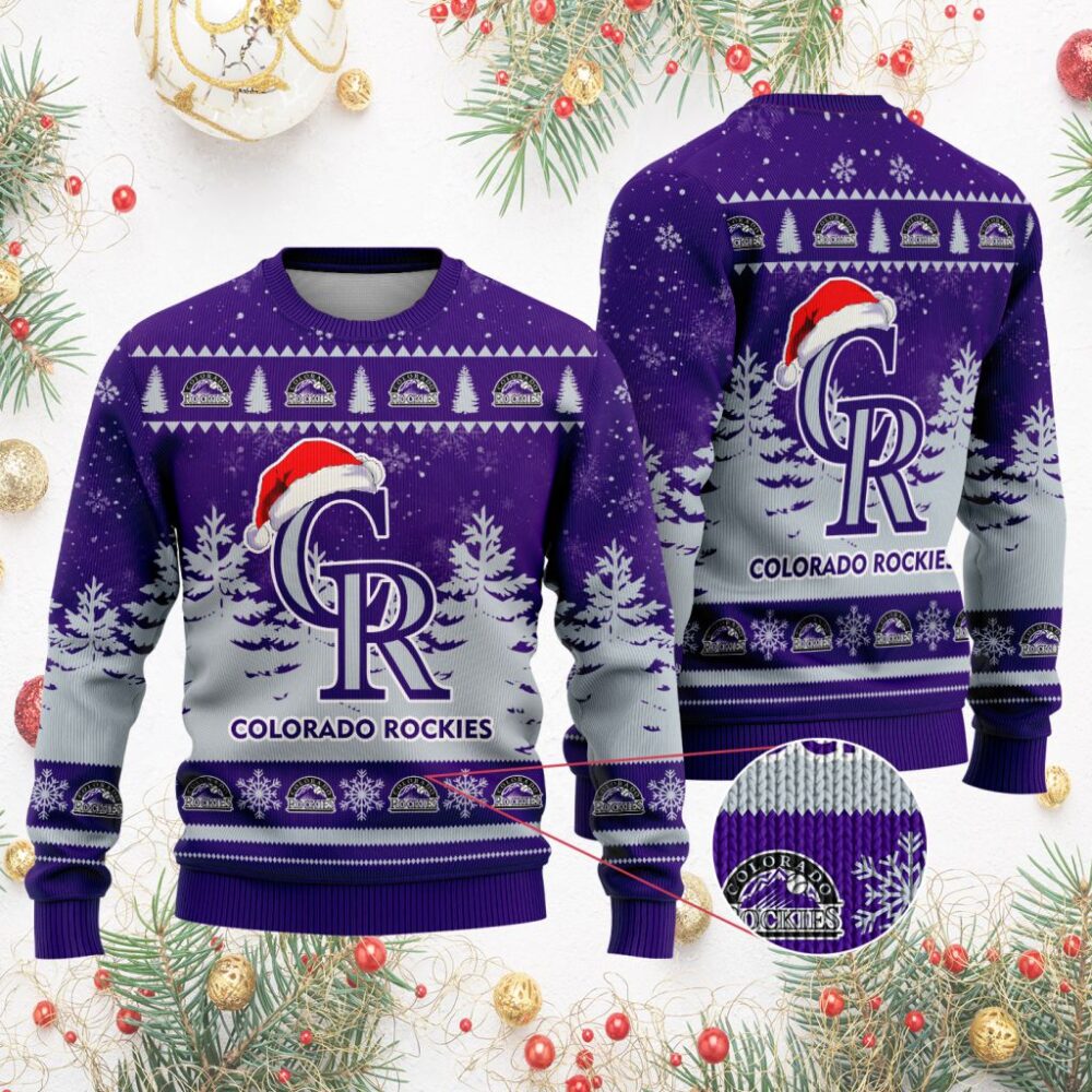 MLB Colorado Rockies Special Christmas Ugly Sweater - Narides