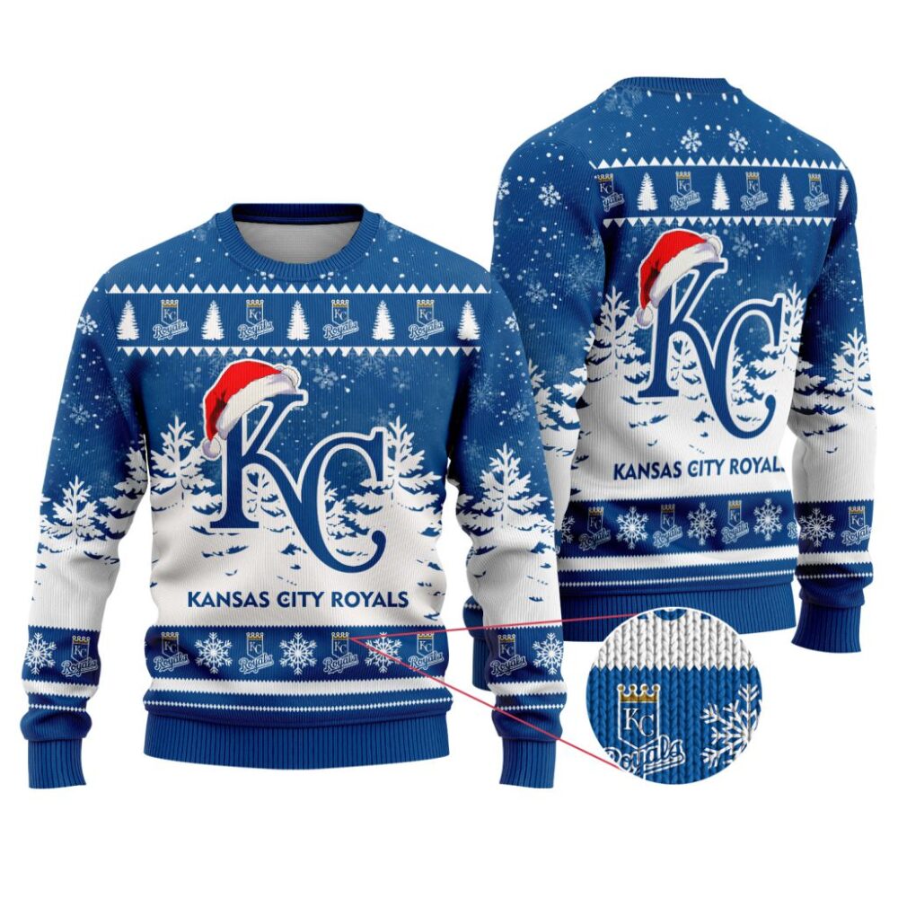 MLB Kansas City Royals Special Christmas Ugly Sweater - Narides