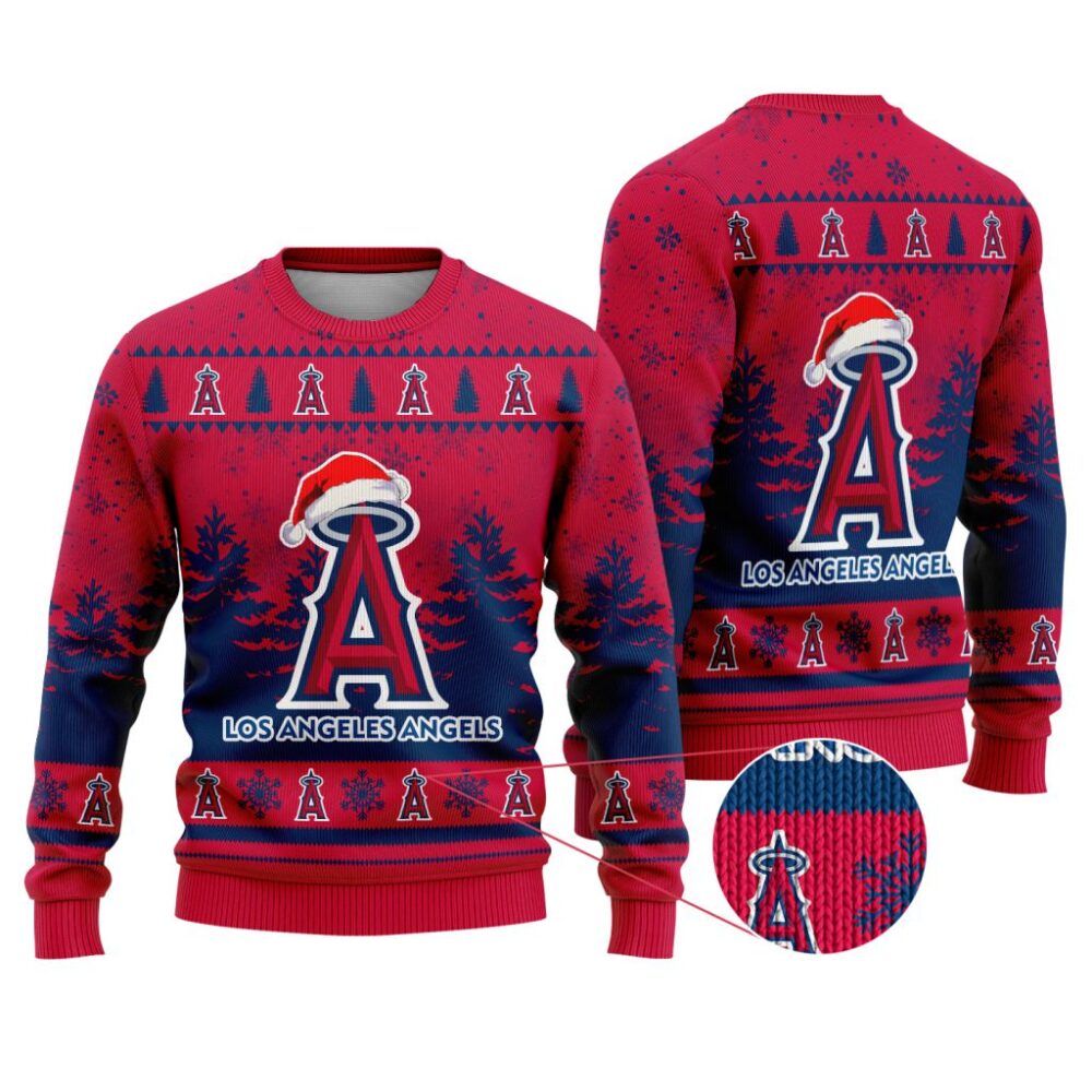 MLB Los Angeles Angels Special Christmas Ugly Sweater - Narides