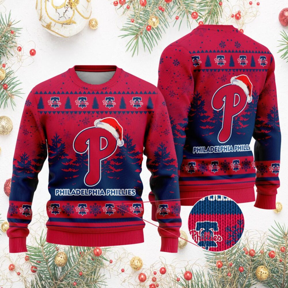 MLB Philadelphia Phillies Special Christmas Ugly Sweater - Narides