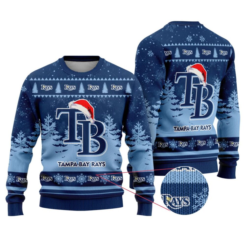 MLB Tampa Bay Rays Special Christmas Ugly Sweater - Narides