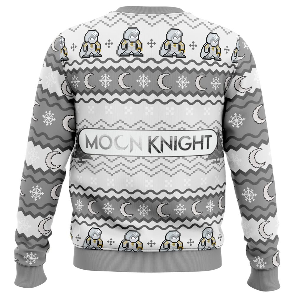 Moon Knight Ugly Christmas Sweater - Holiday Jumper Sweatshirt - Narides