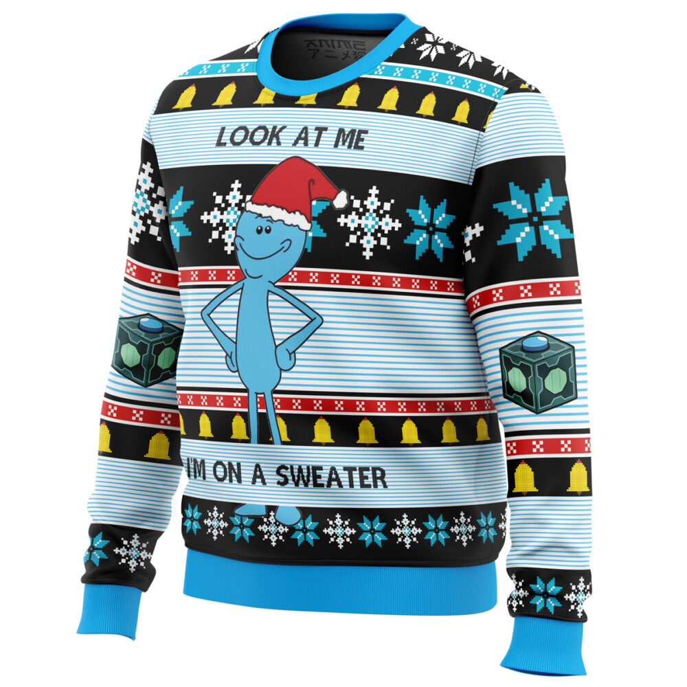 Mr. Meeseeks Ugly Christmas Sweater - Holiday Jumper Sweatshirt - Narides