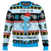 Mr. Meeseeks Ugly Christmas Sweater - Holiday Jumper Sweatshirt - Narides