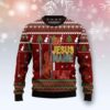 Music In Jesus Name I Play Violin Christmas Limited Ugly Sweater - Narides