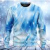 Music Musical Notes On A Dark Blue Christmas Limited Ugly Sweater - Narides