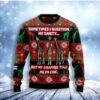 My Sanity Question Giraffe Christmas Ugly Sweater - Narides