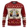 Nakatomi Plaza Red And Cream Christmas Jumper Ugly Sweater - Narides