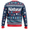 Natural Light Beer Ugly Christmas Sweater - Holiday Jumper Sweatshirt - Narides