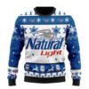 Natural Light Christmas Ugly Sweater - Narides