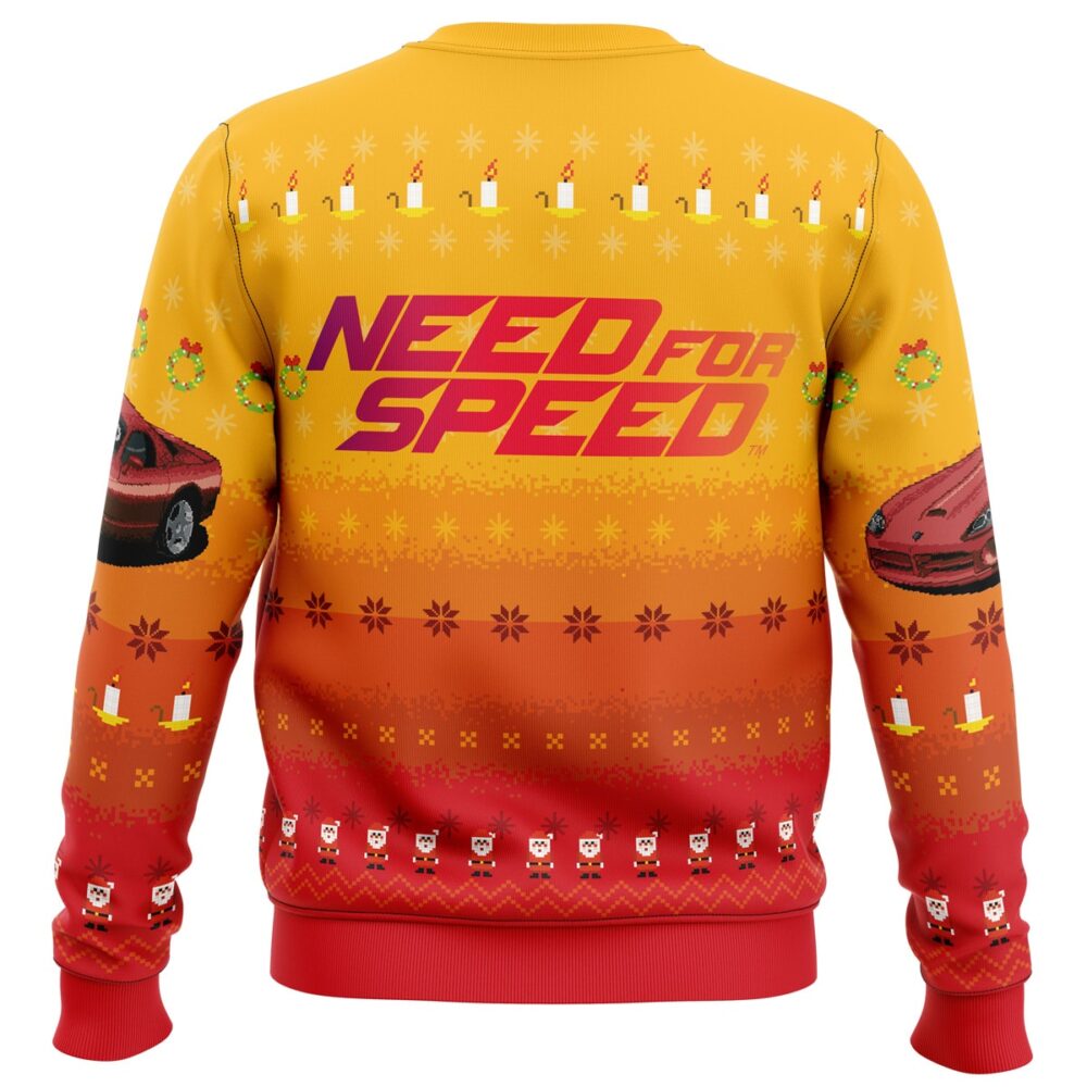 Need For Christmas Need For Speed Ugly Christmas Sweater - Holiday Jumper Sweatshirt - Narides