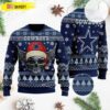 Nfl Dallas Cowboys Christmas Skull Xmas Ugly Sweater - Narides