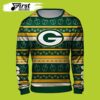 Nfl Mens Hanukkah Green Bay Packers Christmas Crew Neck Awesome Ugly Sweater - Narides