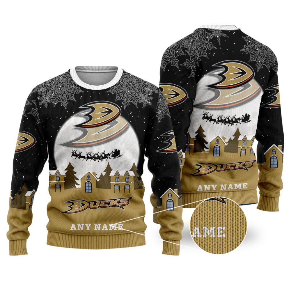 NHL Anaheim Ducks Special Christmas Ugly Sweater - Narides