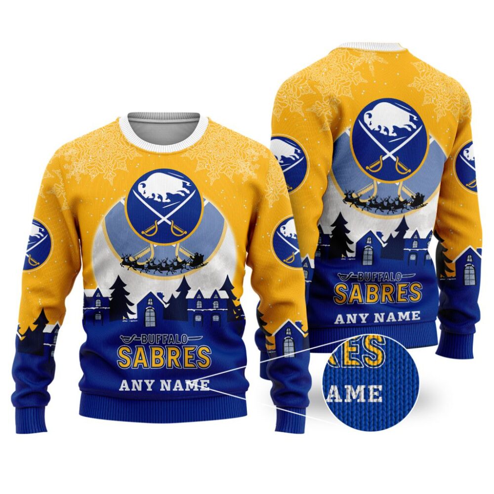 NHL Buffalo Sabres Special Christmas Ugly Sweater - Narides