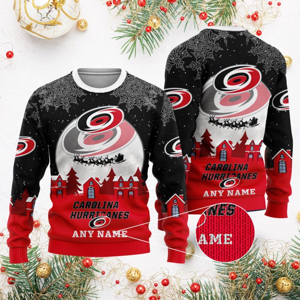 NHL Carolina Hurricanes Special Christmas Ugly Sweater - Narides