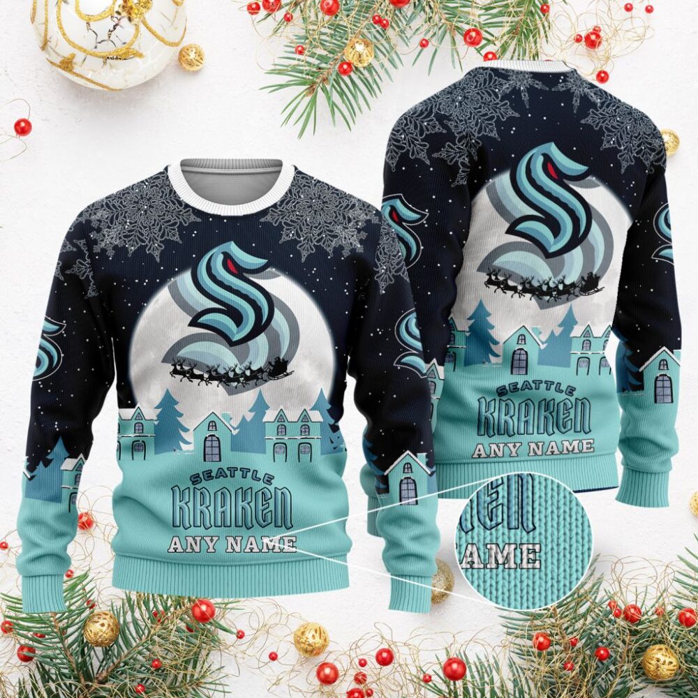 NHL Seattle Kraken Special Christmas Ugly Sweater - Narides