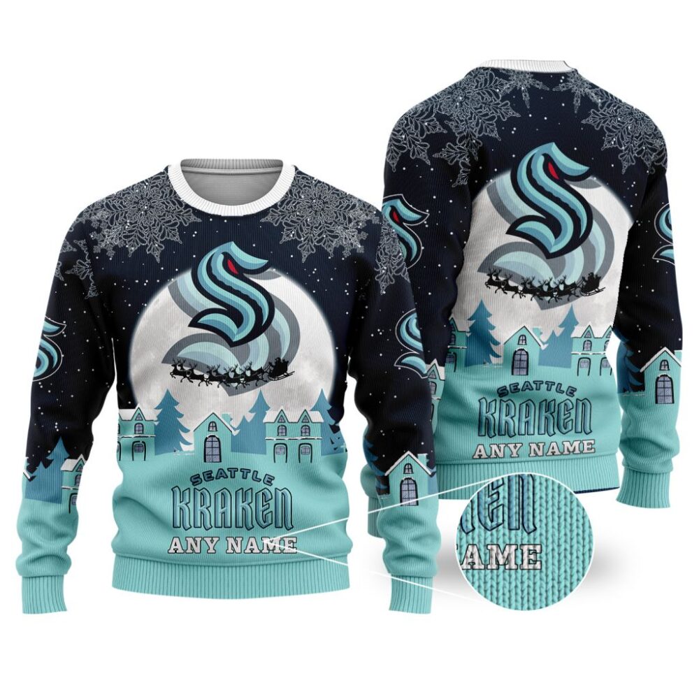 NHL Seattle Kraken Special Christmas Ugly Sweater - Narides