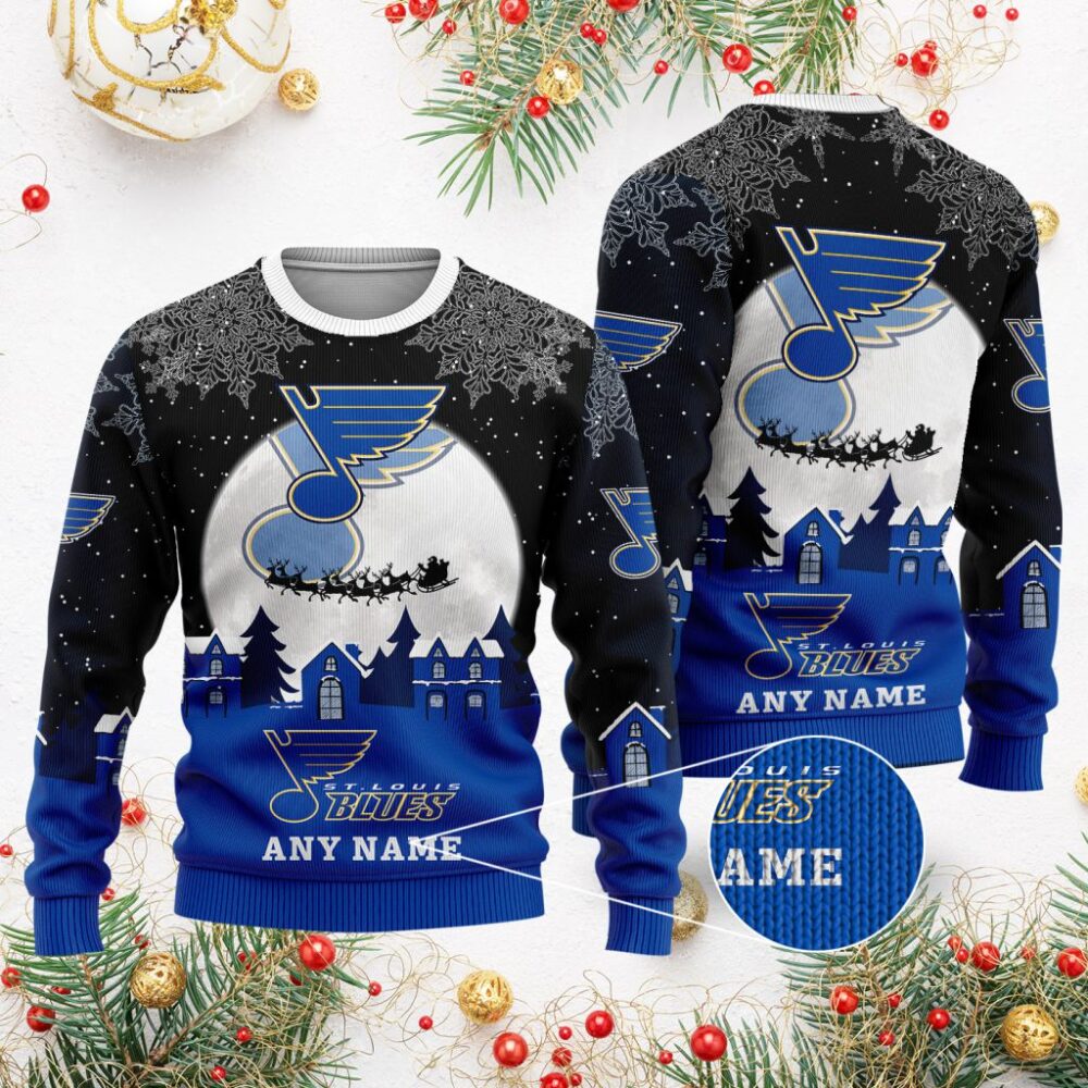 NHL St. Louis Blues Special Christmas Ugly Sweater - Narides