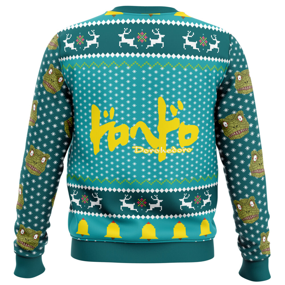 Nikaido Dorohedoro Ugly Christmas Sweater - Holiday Jumper Sweatshirt - Narides