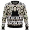 No Face and Soot Sprites Spirited Away Studio Ghibli Ugly Christmas Sweater - Holiday Jumper Sweatshirt - Narides