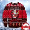 No Laws When You Drink Fireball Cinnamon Whisky With Claus Christmas Limited Ugly Sweater - Narides