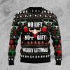 No Lift No Christmas Us1482 Ugly Sweater - Narides